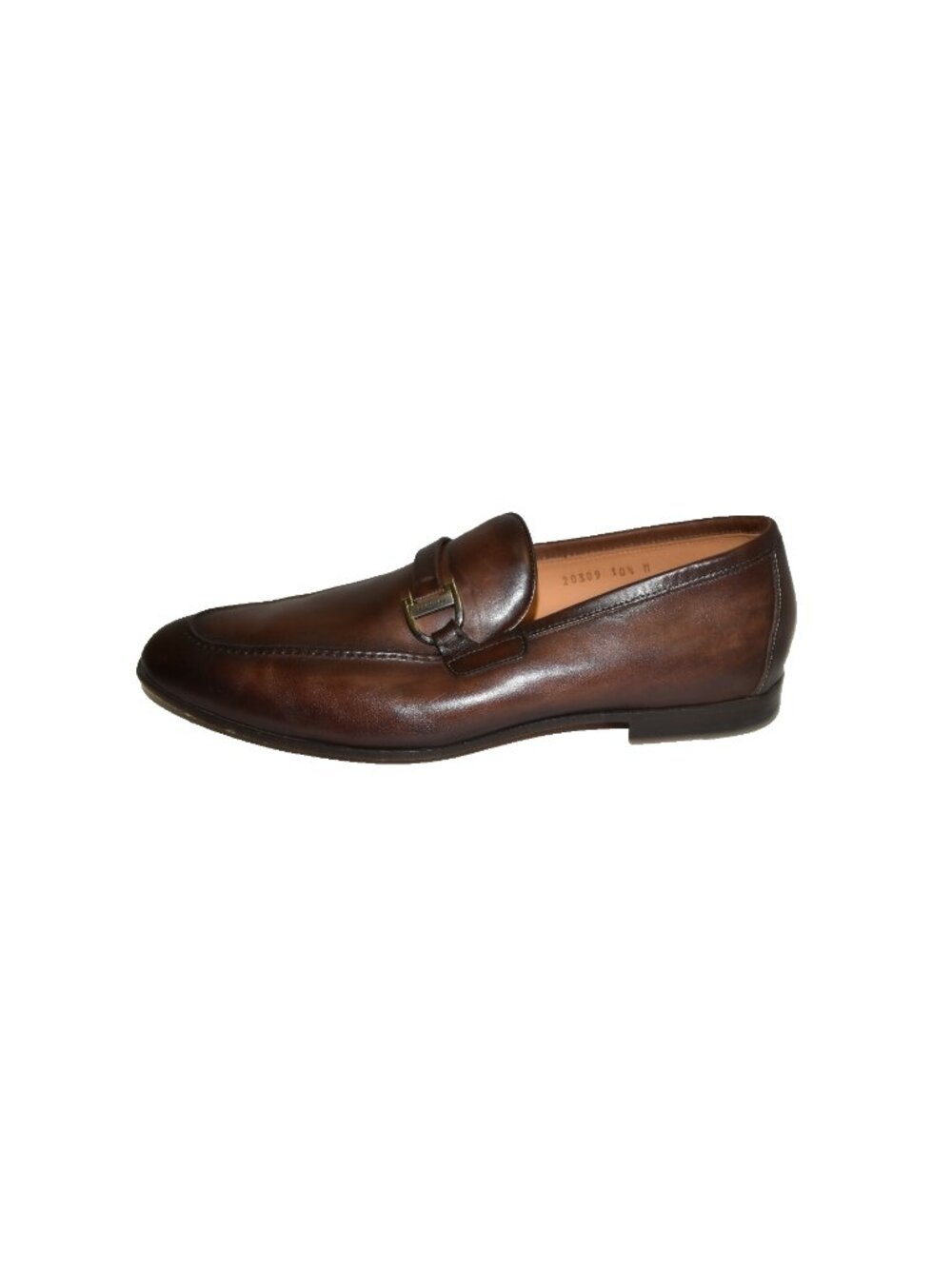 Magnanni Tonio Bit Loafer Brown Leather Size 10.5 M DD29
